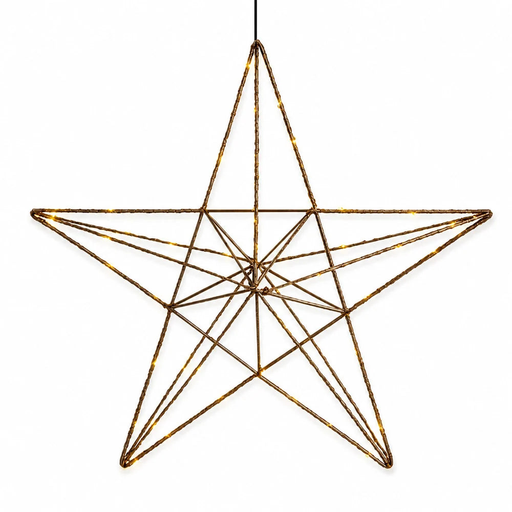 Star Window Light Battery-Powered Warm LED