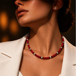 Statement Necklace Serpent-Inspired Design Six Color Options