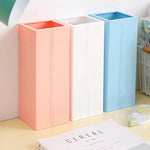 Stationery Organizer Box Foldable Magnetic Multiple Compartments