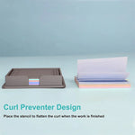 Sticky Note Organizer Compact Smooth Surface & Easy Dispensing
