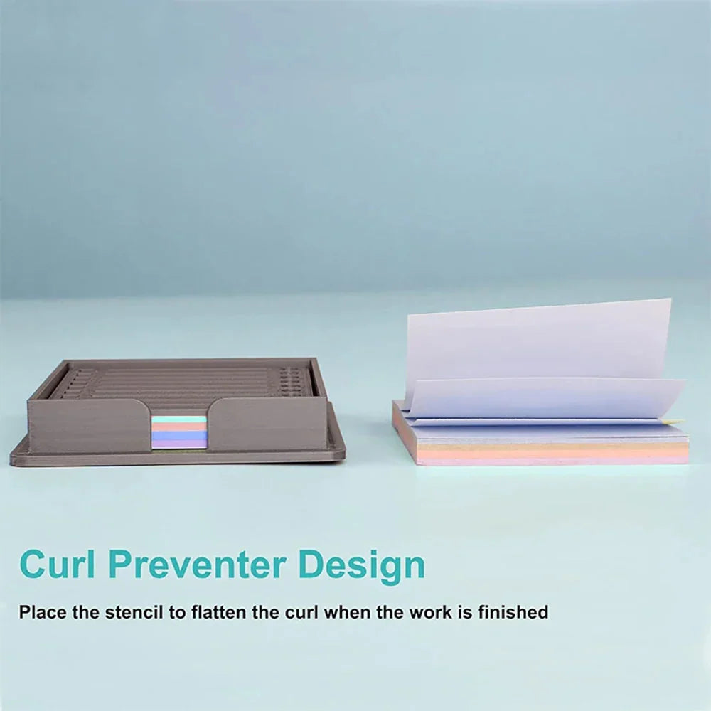 Sticky Note Organizer Compact Smooth Surface & Easy Dispensing