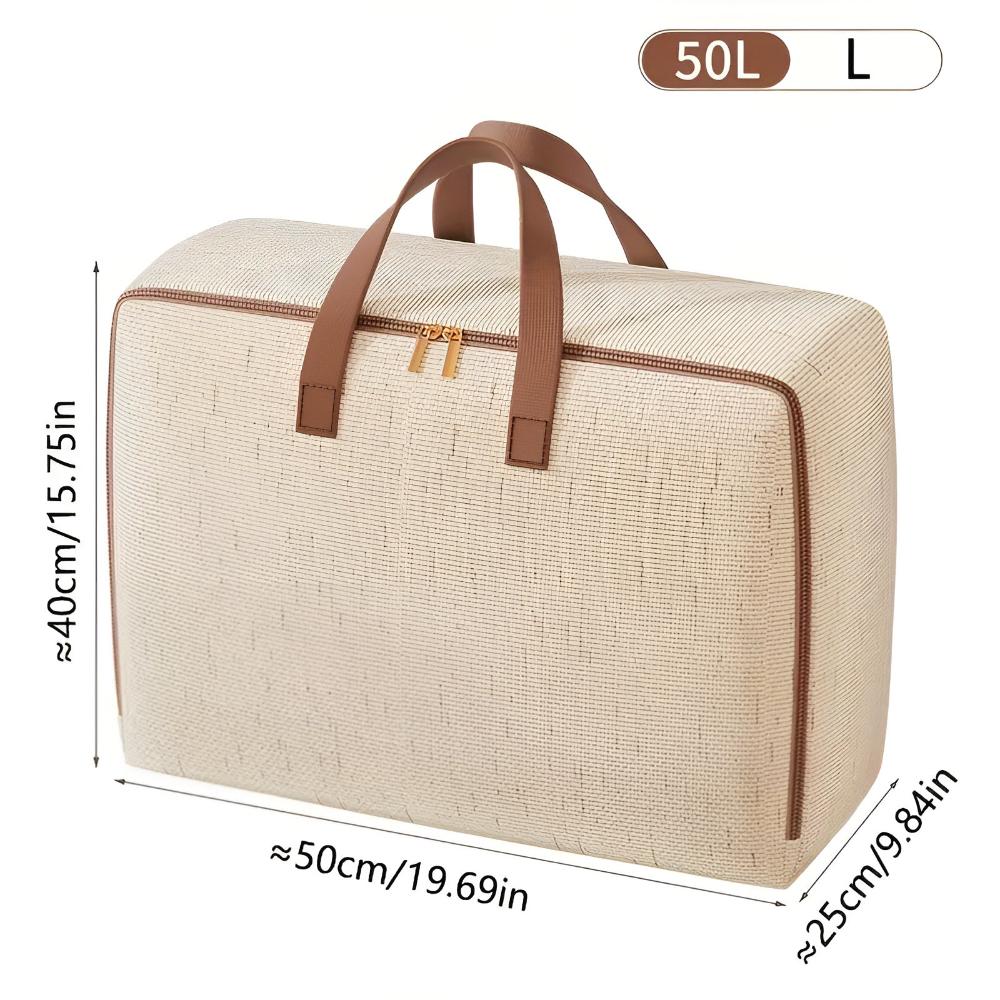 Storage Bag Linen Compact Travel Organizer