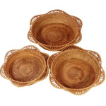 Storage Basket Handwoven Natural Rattan Multi-Size