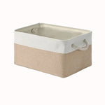Storage Basket Linen Lightweight Shape-Retaining Wipe-Clean