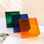Storage Box Clear Acrylic Stackable With Lid