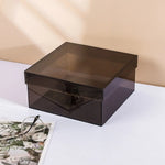 Storage Box Clear Acrylic Stackable With Lid