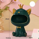 Storage Box Resin Lucky Cat Design