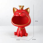 Storage Box Resin Lucky Cat Design