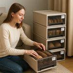 Storage Box Sliding Drawer Modular Stackable
