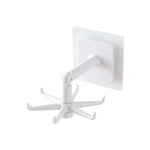 Storage Hooks 360-Degree Swivel Drill-Free Adhesive Mount