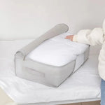 Storage Organizer Foldable Zippered Clear Window