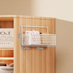 Storage Organizer Over-Door Four-Tier Metal Mesh Baskets