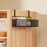 Storage Organizer Over-Door Four-Tier Metal Mesh Baskets