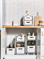 Storage Rack ABS Multi-Tier Minimalist Design