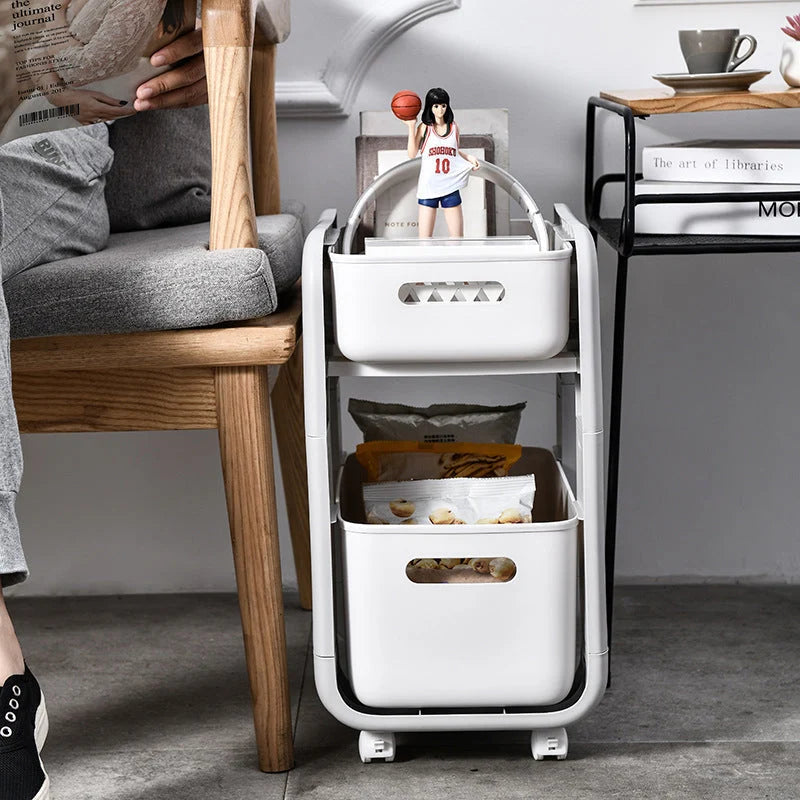 Storage Rack ABS Multi-Tier Minimalist Design