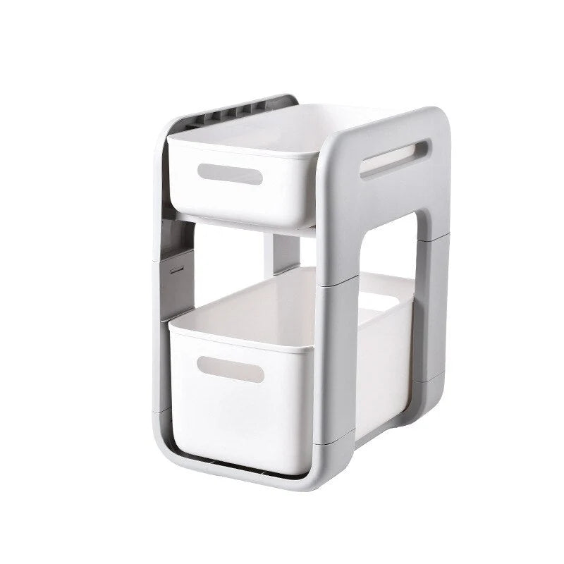 Storage Rack ABS Multi-Tier Minimalist Design