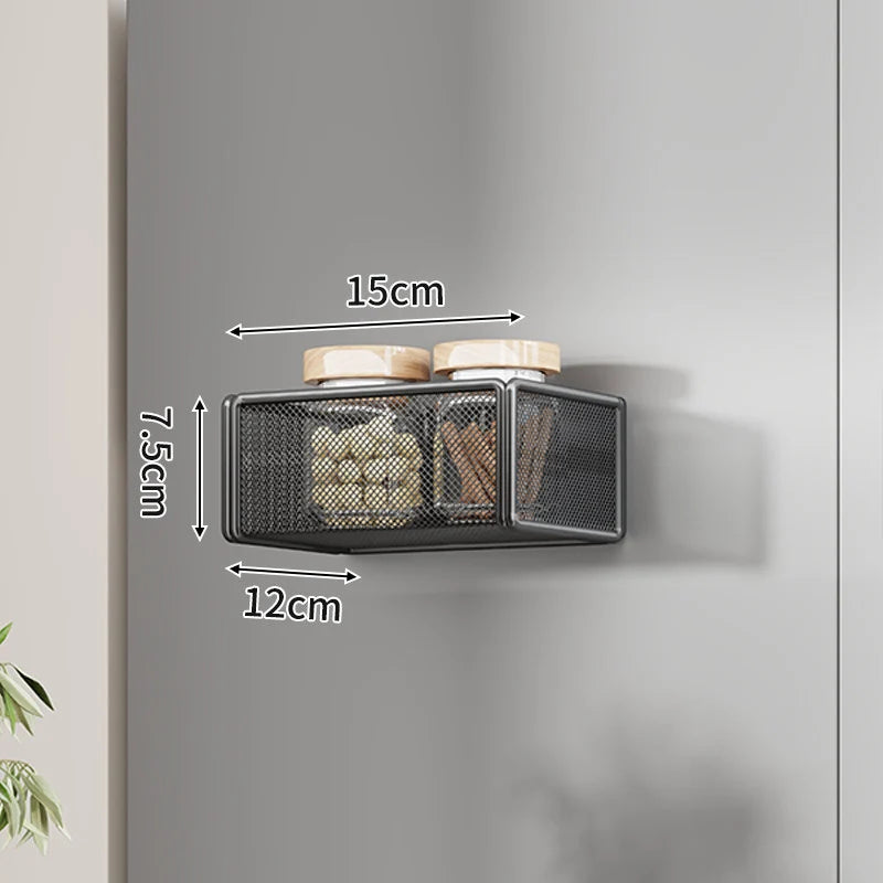 Storage Shelf Wall-Mounted Steel Mesh Ventilated
