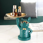 Storage Tray Bulldog Design High-Grade Resin