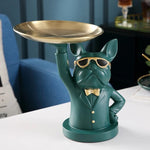 Storage Tray Bulldog Design High-Grade Resin