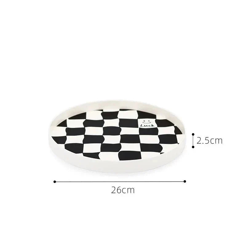 Storage Tray Plastic Chessboard Design for Organization