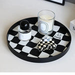 Storage Tray Plastic Chessboard Design for Organization