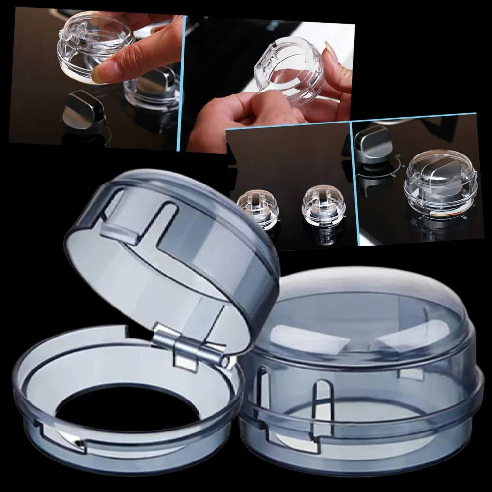 Stove Knob Covers Child Safety Universal Snap-On