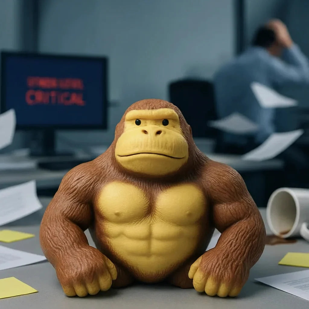 Stress Relief Toy Funny Gorilla Soft & Indestructible