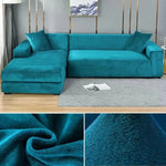 Stretch Velvet Non-Slip Machine-Washable Sofa Cover
