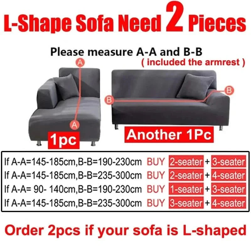 Stretch Velvet Non-Slip Machine-Washable Sofa Cover