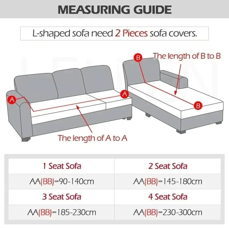 Stretch Velvet Non-Slip Machine-Washable Sofa Cover