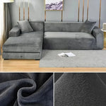 Stretch Velvet Non-Slip Machine-Washable Sofa Cover