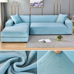 Stretch Velvet Non-Slip Machine-Washable Sofa Cover