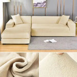 Stretch Velvet Non-Slip Machine-Washable Sofa Cover