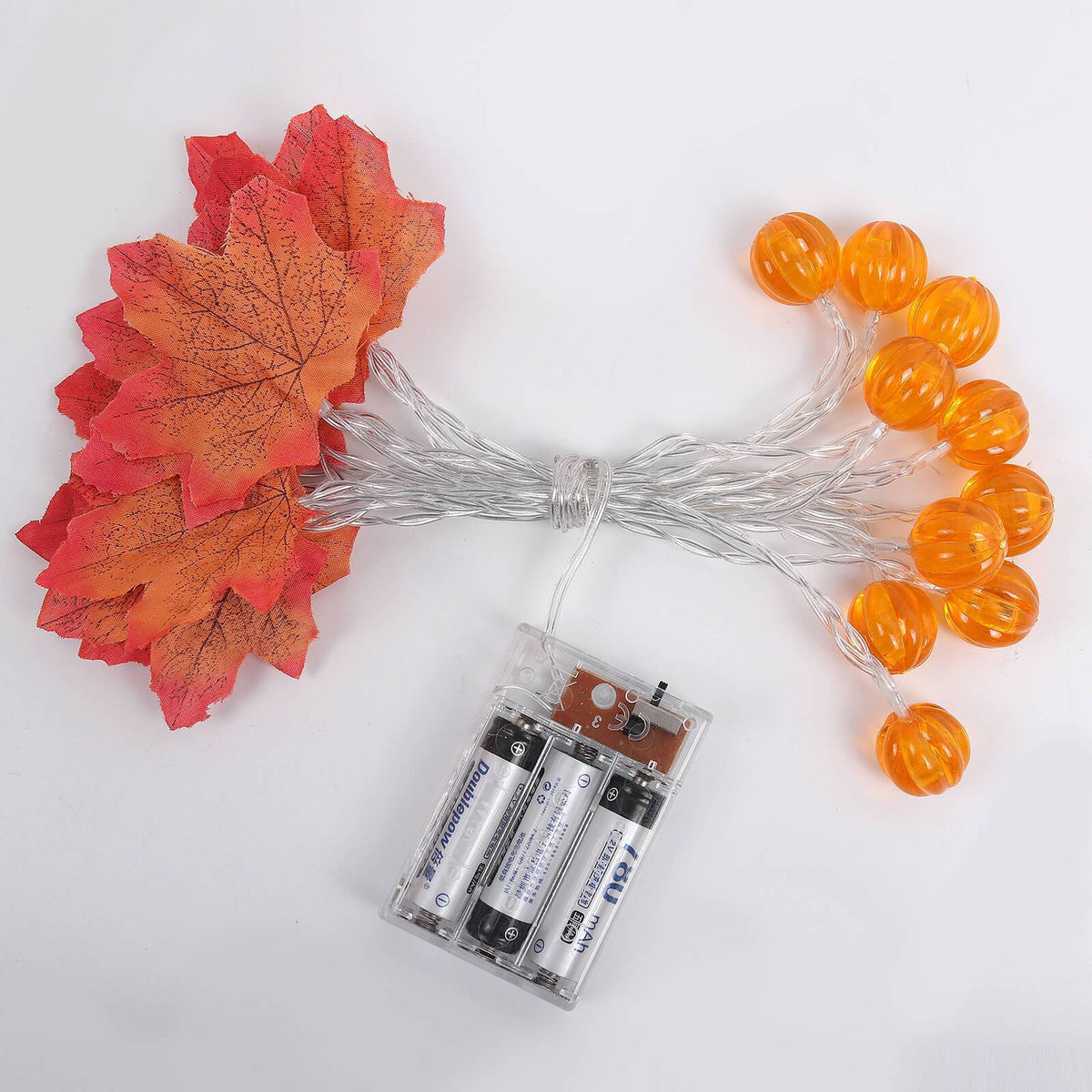 String Lights Autumn Maple Leaf Battery-Operated Warm LED Glow