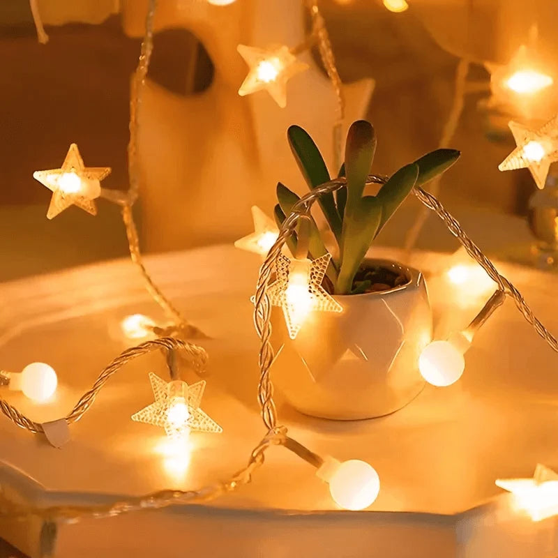 String Lights Christmas LED Motifs Battery Powered