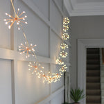 String Lights Copper Starburst Warm White Timer