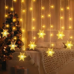 String Lights Snowflake Design USB Powered 13.1 Ft
