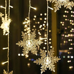 String Lights Snowflake Design USB Powered 13.1 Ft