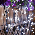 String Lights Solar-Powered 8 Modes Weather-Resistant