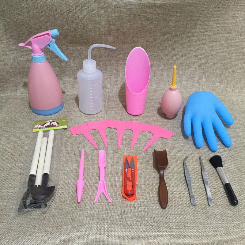 Succulent Gardening Tool Kit Complete Set With Spray Bottle