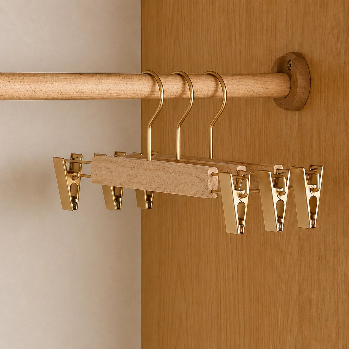 Suit & Coat Hangers Camphor Wood Wide Shoulder 3-Pack