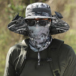 Sun Hat Solar-Powered Dual Fans UPF Sun Protection