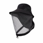 Sun Hat Wide Brim Breathable Mesh Face Cover