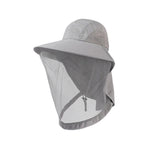 Sun Hat Wide Brim Breathable Mesh Face Cover