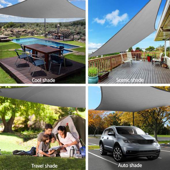 Sun Shade Sail Breathable HDPE 90% UV Protection