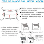 Sun Shade Sail Waterproof UV Protection