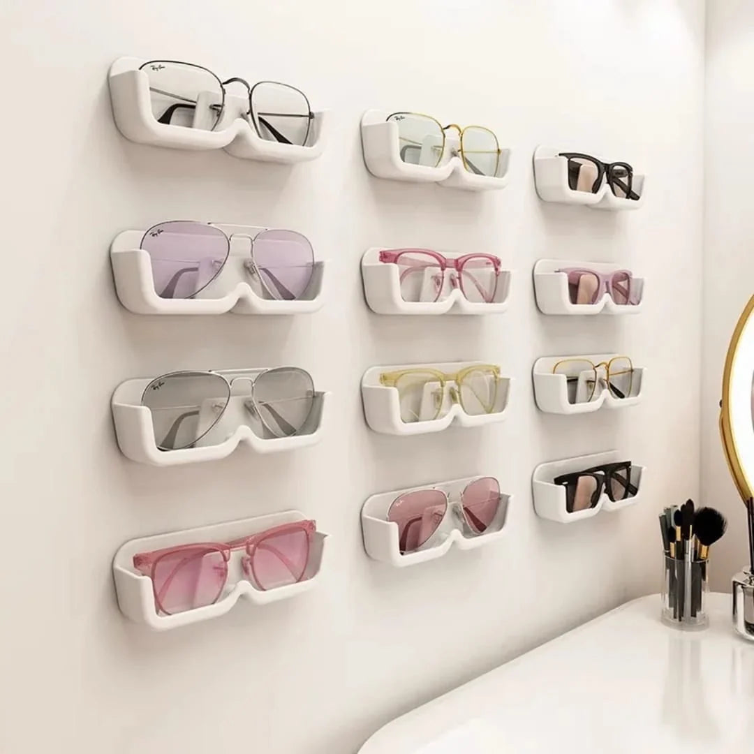Sunglasses Organizer Wall-Mounted Clear Display
