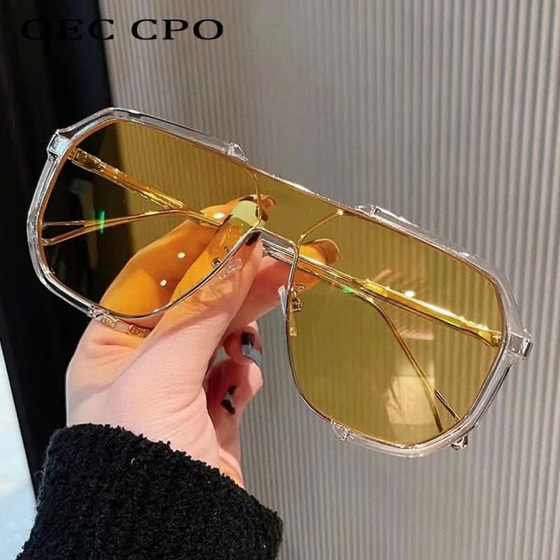 Sunglasses Square Frame Photochromic UV400 Lenses
