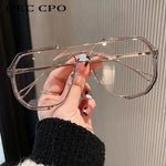 Sunglasses Square Frame Photochromic UV400 Lenses