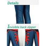 Superhero Costume Full-Body Stretch With Removable Mask
